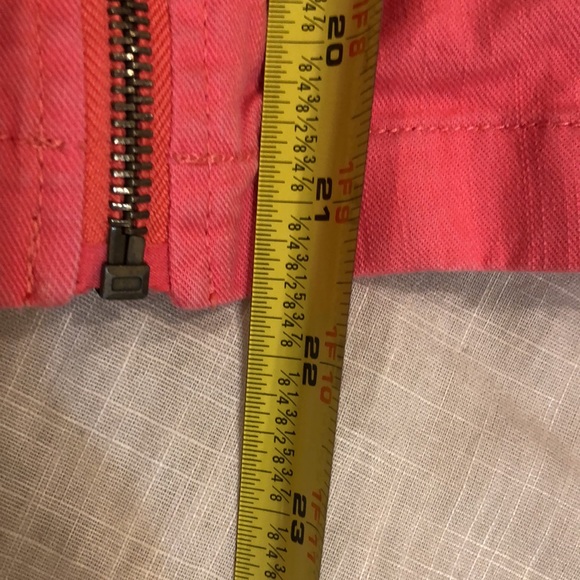 Size 14 Ruby Rd. Coral denim front zip jacket - Picture 8 of 8